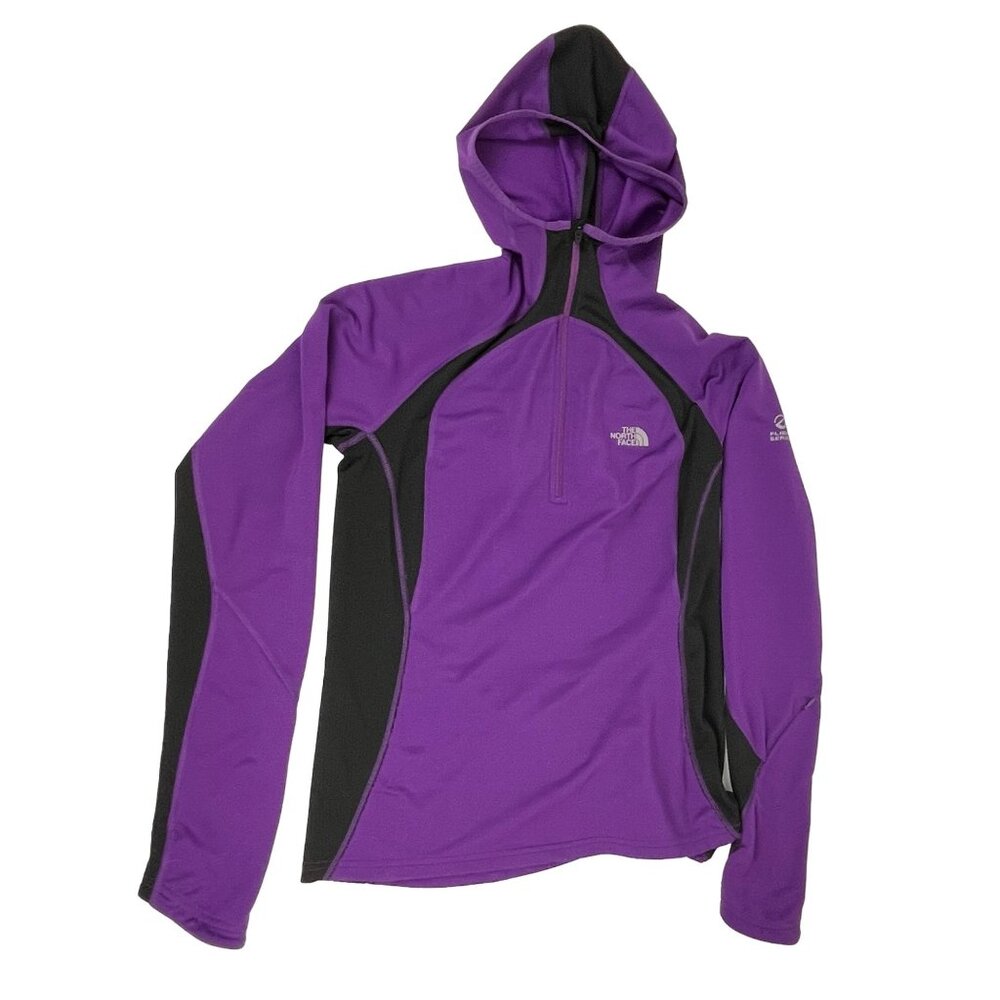 The North Face Flight Series Vapor-Wick 1-/4-Zip Lightweight Hooded Top Purple S